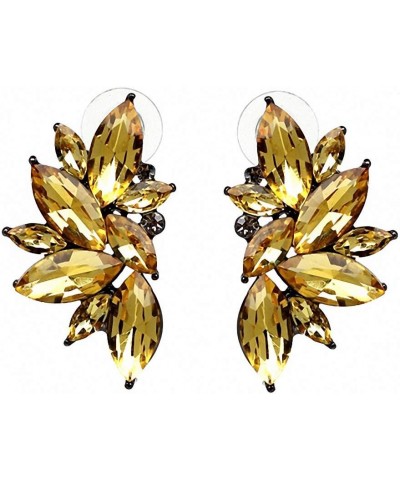 Vintage Design Crystal Earrings Women Statement Stud Earrings Women Earrings Jewelry gold $10.01 Earrings