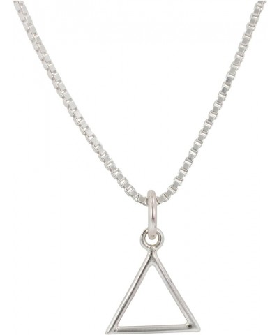 Small Air, Earth, Water or Fire Element Necklace in Sterling Silver. Choose your length. Fire 16 $19.43 Necklaces