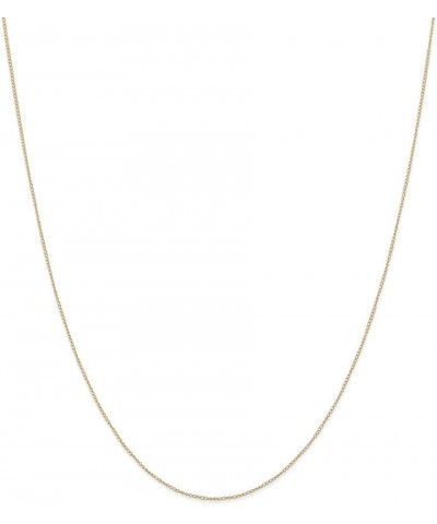 14K Yellow Gold Carded Curb Chain Necklace 18.0 Inches $27.10 Necklaces