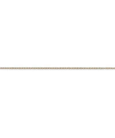 14K Yellow Gold Carded Curb Chain Necklace 18.0 Inches $27.10 Necklaces