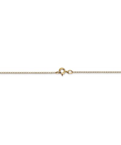 14K Yellow Gold Carded Curb Chain Necklace 18.0 Inches $27.10 Necklaces