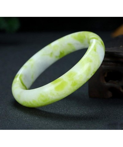 2.4in Natural Blue Sky Jade Hard Body Handmade Jade Bracelet as a Gift for Girls and Women $5.82 Bracelets