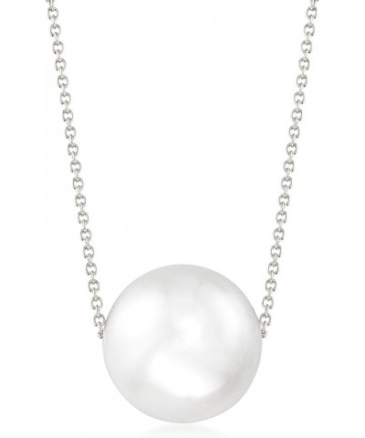 Shell Pearl Necklace in Sterling 16mm in Sterling Silver 20.0 Inches $34.56 Necklaces