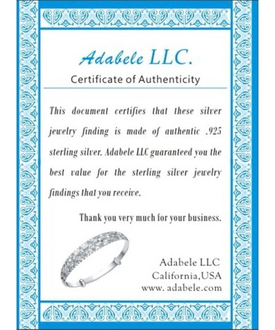 Adabele Authentic Sterling Silver Birthstone Necklace 0.84 Carat 2 Carat Cubic Zirconia Created Diamond Gemstone Tarnish Resi...