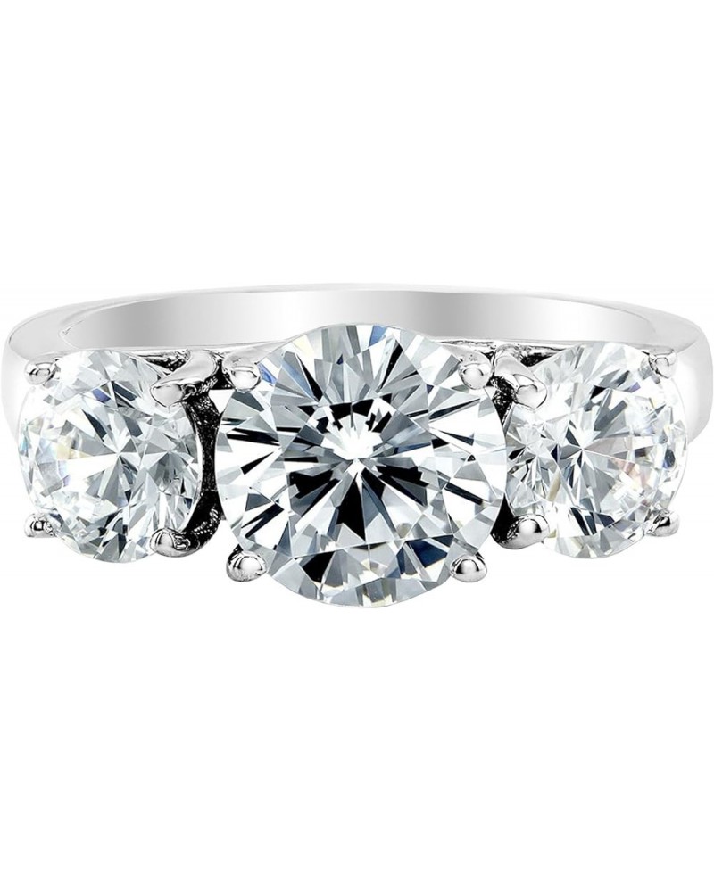 IGI Certified LAB Grown 3 Stone 14K White Gold Round Diamond Engagement Ring (G-H Color, SI Clarity) 1.5 carats $284.99 Rings