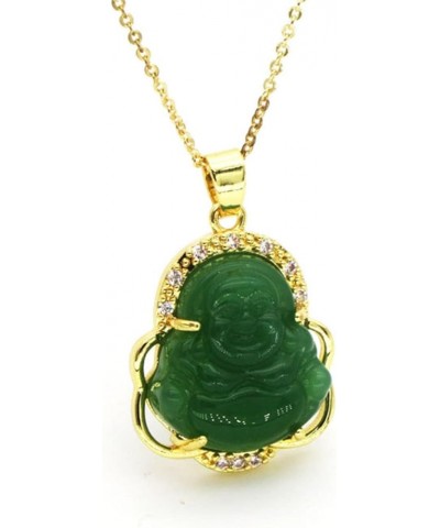 Maitreya Smiling Buddha Pendant Necklace Laughing Buddha Necklace Lucky Amulet Fortune Jewelry Good Luck Chain for Women Men ...