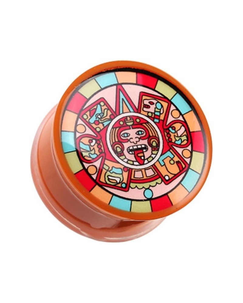 Chromatic Mayan Calendar Single Flared WildKlass Ear Gauge Plug (Sold as Pairs) 7/16" (11mm) $11.75 Body Jewelry