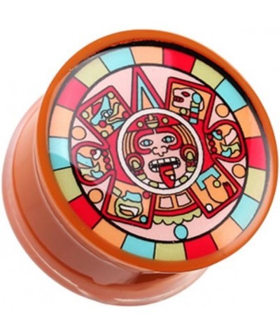 Chromatic Mayan Calendar Single Flared WildKlass Ear Gauge Plug (Sold as Pairs) 7/16" (11mm) $11.75 Body Jewelry