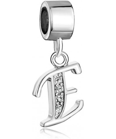 Dangle A-Z Alphabet Letter Initial Charm Beads For Bracelets & Necklaces E $6.71 Bracelets