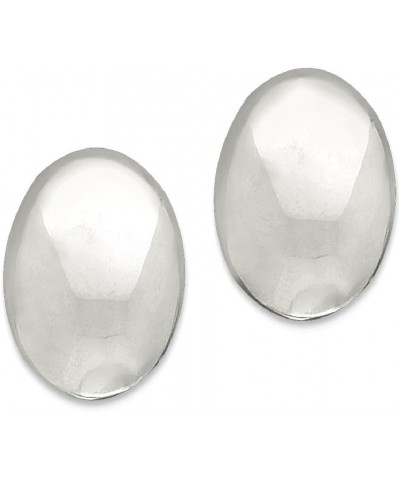 925 Sterling Silver Non Pierced 22x15mm Oval Button Stud Earrings 925 Sterling Silver - 25mm - 0.98 inch $42.86 Earrings