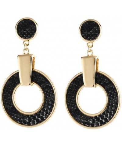 Drop earring Black $9.54 Earrings