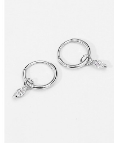 316L Surgical Steel Endless Hoop Earrings for Women Silver/Gold/Rose Gold/Black 8mm/10mm/12mm 10mm 08, Steel $8.90 Earrings