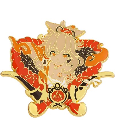 Genshin Hutao Brooch Pin - Hutao Characters Cosplay Enamel Brooch Lapel Pin - Gift for Fans, Women and Girls Yoimiya $8.99 Br...