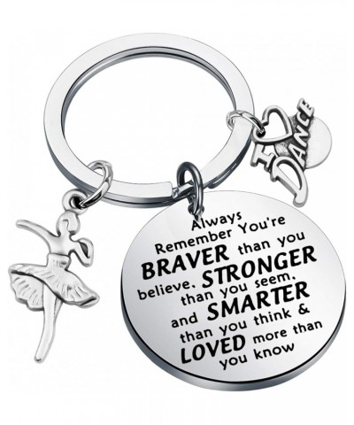 Dance Keychain Dance Teacher Gifts Ballet Dance Lover Inspirational Jewelry Gifts for Coach BFF Birthday Gifts Keychain $9.68...