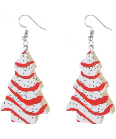 Christmas Earrings For Women Girls Cute Colorful Acrylic Christmas Santa Claus HO HO HO Tree Gingerbread Man Dangle Drop Holi...