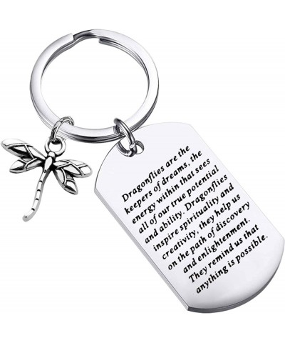 Dragonfly Keychain Graduation Gift Dragonfly Lovers Gift Encouragement Gifts for Her Dragonflies Keepers Kc $10.01 Pendants