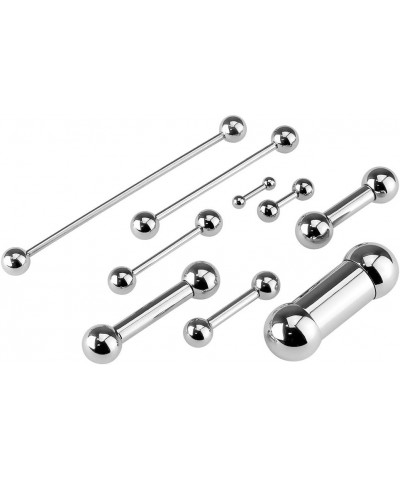 Barbell 316L Surgical Steel 14GA, Length: 50mm, Ball: 5mm $9.17 Body Jewelry