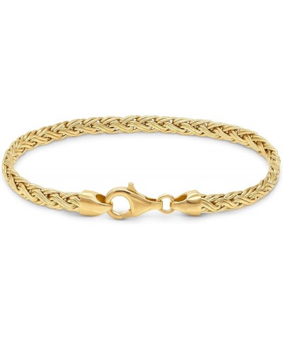 Bali Dragon Bone Tulang Naga Chain/Borobudur Chain/Paddy Chain Gold Plated Sterling Silver 925 Chain Bracelet Women Men Paddy...