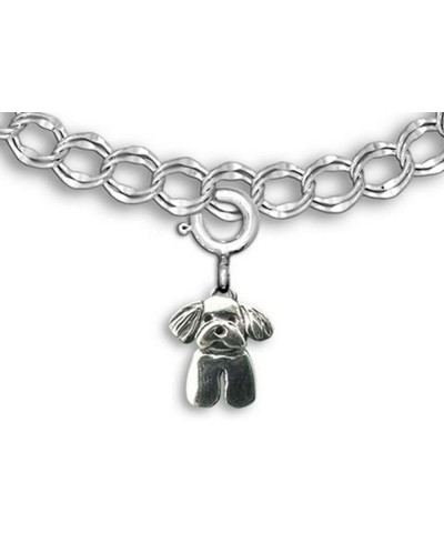 Sterling Silver Puppy Charm for Charm Bracelet Maltese Puppy Charm for Charm Bracelet $27.54 Bracelets