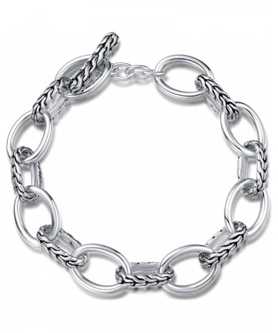 Jewelry Make a Statement With Foxtail Link Chain Bracelet Designer Brand Inspired Women Valentine Christmas Gifts Silver $11....