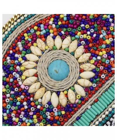 Bohemian Women Belt Ethnic Beaded Elastic Strech Adjustable Belt Waist Belly Chain Body Jewelry $13.48 Body Jewelry