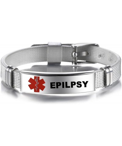 Emergency Medical Bracelets Lasers Engraved Adjustable Wristband Medical Alert IDs Bracelet Jewelry for Men Women Blood Thinn...