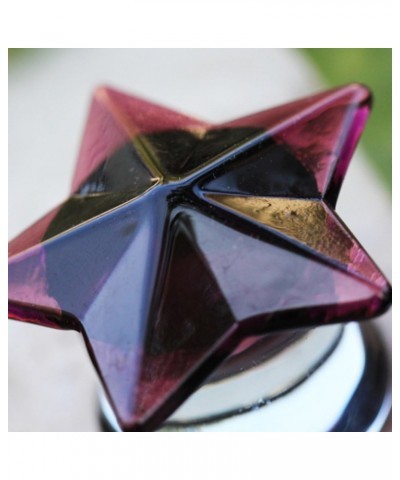 Purple Faceted Star Glass WildKlass Plug 5/8 $11.12 Body Jewelry