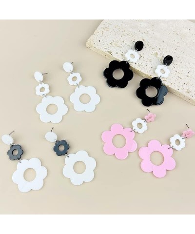 Flower Earrings for Women Dangling Daisy Earrings Sakura Earrings Sunflower Floral Earrings Spring Summer Earrings for Women ...