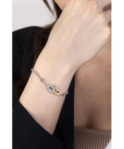 ARCH DOUBLE Women's Bracelet (Model: FJ0112BTUVD) $26.75 Bracelets