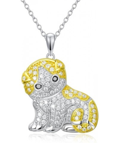 Cat Necklaces 13 Breeds of Cats Necklaces S925 Sterling Silver 5A Cubic Zirconia Cat Pendant for Women Girls gifts Scottish F...