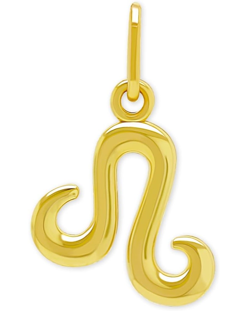 Gold Zodiac Astrology Sign Charm Pendant - 10 Karat Gold - Zodiac Horoscope Pendant Leo $29.47 Necklaces