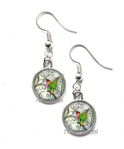 Hummingbird Earrings - Hummingbird Lover Gift - Tropical Bird Jewelry - Hummingbirds Earrings -Bird Jewelry.Y245 (2) $6.37 Ea...