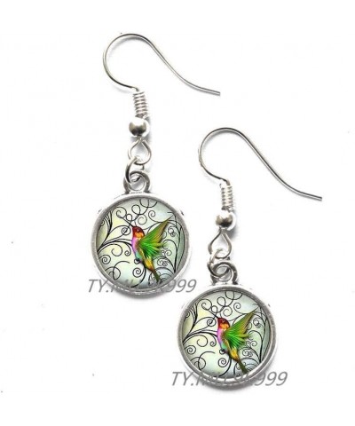 Hummingbird Earrings - Hummingbird Lover Gift - Tropical Bird Jewelry - Hummingbirds Earrings -Bird Jewelry.Y245 (2) $6.37 Ea...