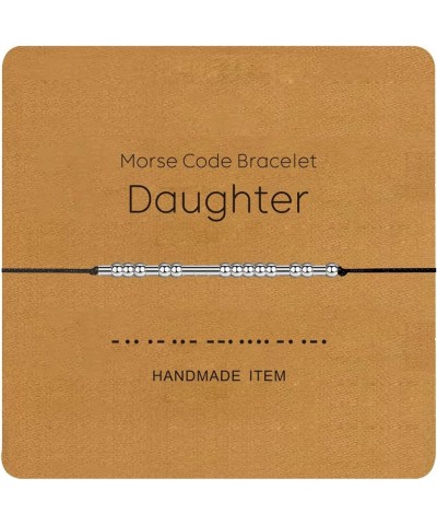 Morse Code Bracelets for Women Friendships Gifts for Women Mom Wife Friends Female Best Friend Sister Grandma Birthday Christ...