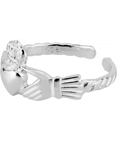 Promise Of Love Royal Claddagh .925 Sterling Silver Toe or Pinky Ring $10.05 Body Jewelry