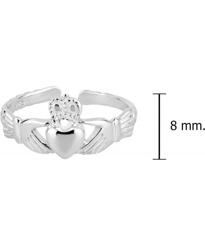 Promise Of Love Royal Claddagh .925 Sterling Silver Toe or Pinky Ring $10.05 Body Jewelry