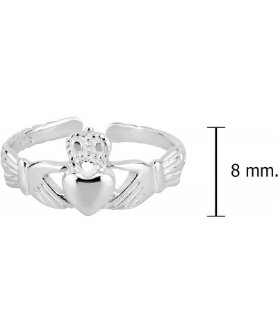 Promise Of Love Royal Claddagh .925 Sterling Silver Toe or Pinky Ring $10.05 Body Jewelry