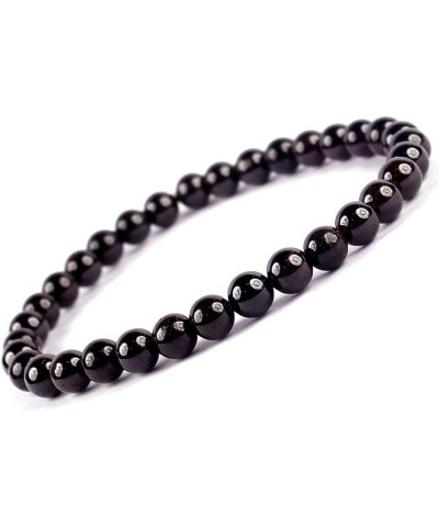 Natural Crystal Stone Bracelet 6 mm Stone Bracelet for Reiki Healing and Crystal Healing Stones Red $12.22 Bracelets