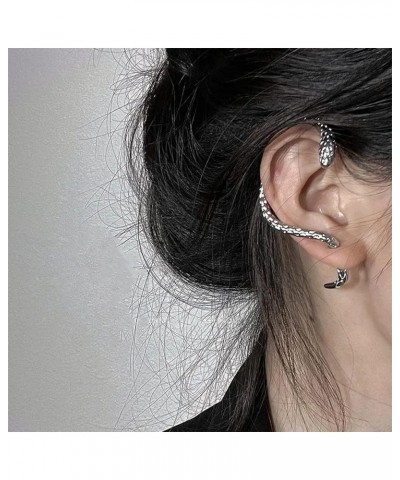 Personalized Punk Snake Dangle Stud Earrings Exaggerated Long Drop Earring For Women Girls And Men snake $6.15 Earrings