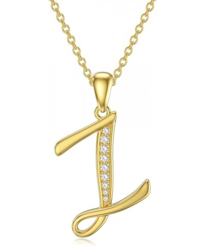 14K Solid Gold Initial A to Z Necklaces for Women, Moissanite Diamond Letter Pendant Small Aphabet Jewelry Graduation Mothers...