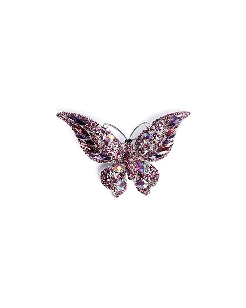 Variety Styles Butterfly Brooch - Multi-Color Rhinestone Crystal Brooch Pin Cute Butterfly Shape Corsages Brooches Decoration...