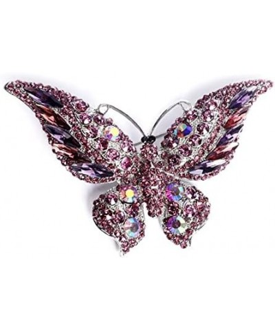 Variety Styles Butterfly Brooch - Multi-Color Rhinestone Crystal Brooch Pin Cute Butterfly Shape Corsages Brooches Decoration...