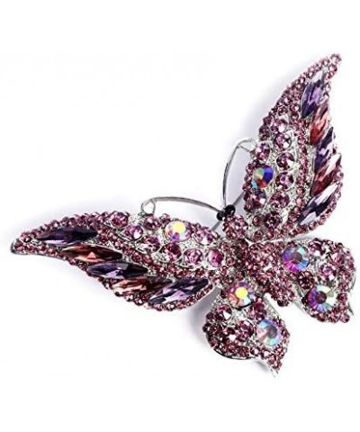 Variety Styles Butterfly Brooch - Multi-Color Rhinestone Crystal Brooch Pin Cute Butterfly Shape Corsages Brooches Decoration...