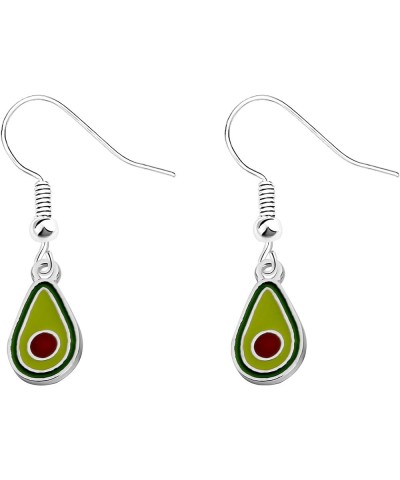 Tiny Avocado Earrings Avocado Jewelry Valentines Day Gift Guacamole Funny Earrings Green Avocado Gift for her Avocado Earring...