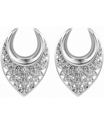 SoScene Artisan Filigree Stainless Steel Saddle Spreaders 12mm- 1/2 inch Silver $9.00 Body Jewelry