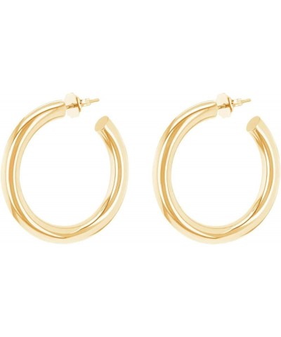 Simple Half Open Hoop Earrings for Women, Fashion Statement Hoop Earrings, Trendy Jewelry Gift for Women 1A $8.09 Earrings