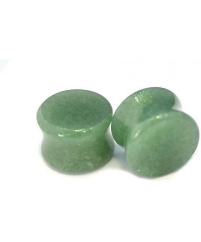 Jade Stone Organic Double-sided Flare Gauges/plugs/Tunnels 2 Pieces (1 Pair)(A/2/2/30) 00g (10mm) $15.29 Body Jewelry