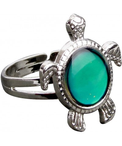 Adjustable Color Changing Mood Ring Inspirational Mystique Marble Turtle $6.75 Rings