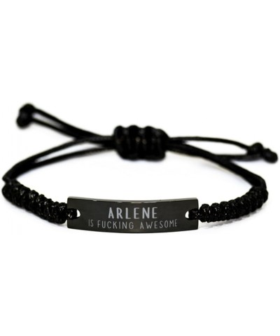 Christmas Gifts for Arlene Name Gifts Arlene Rope Bracelet Sarcasm gifts for Arlene is fucking awesome Funny Birthday Gifts f...