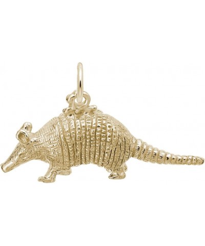 Armadillo Charm, Charms for Bracelets and Necklaces Yellow Gold $21.58 Bracelets